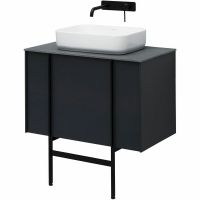 Тумба под раковину Allen Brau Reality 80 1.32005.AM подвесная Антрацит матовый — фото 29, Тумбы под раковину