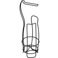 Напольная стойка DIWO Смоленск П16069 Черный муар — фото 1, Стойки - набор держателей