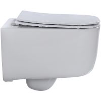 Товар: Унитаз beWash Schutz BKWHR002510 подвесной Белый с сиденьем Микролифт - фото 3 Унитаз beWash Schutz BKWHR002510 подвесной Белый с сиденьем Микролифт — фото 3, Унитазы