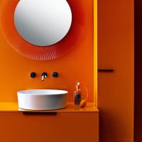 Товар: Шкаф пенал Laufen Kartell 30 R 4.0815.2.033.635.1 подвесной Оранжевый глянцевый - фото 2 Шкаф пенал Laufen Kartell 30 R 4.0815.2.033.635.1 подвесной Оранжевый глянцевый — фото 2, Пеналы для ванной комнаты