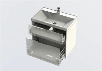 Товар: Тумба с раковиной Aquanet Латина 70 212835 подвесная Белая - фото 4 Тумба с раковиной Aquanet Латина 70 212835 подвесная Белая — фото 4, Тумбы с раковиной