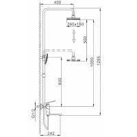 Товар: Душевая система Frap H57 F2457 Черная матовая Хром - фото 12 Душевая система Frap H57 F2457 Черная матовая Хром — фото 12, Душевое оборудование. Душевая программа