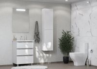 Тумба под раковину Roca The Gap 60 A857404806 подвесная Белый глянец — фото 12, Мебель для ванной