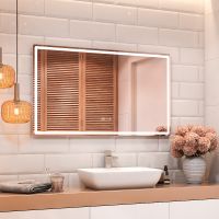 Зеркало Vigo Geometry Luxe 120 z.GEO.120.Luxe с подсветкой с сенсорным выключателем — фото 2, Зеркала в ванную комнату