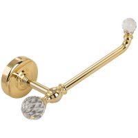 Держатель туалетной бумаги Migliore Amerida 16595 Золото с кристаллами Swarovski — фото 1, Держатели туалетной бумаги