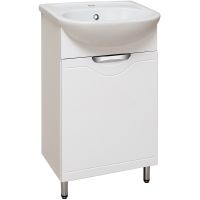 Тумба под раковину Runo Фортуна 50 00000001135 Белая — фото 1, Тумбы под раковину