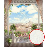 Фреска Ortograf Городской пейзаж 33503 Фактура флок FLK Флизелин (2,2*2,7) Разноцветный, Город/Пейзаж арт-33503 (флок FLK) — фото 1, Фрески