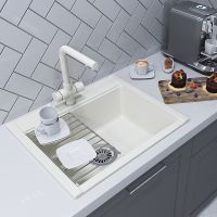 Кухонная мойка Aquaton Делия 60 Жемчуг арт-1A715232LD240 — фото 5, Кухонные мойки