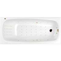 Акриловая ванна Whitecross Layla Slim 180x80 0122.180080.100.NANO.GL с гидромассажем — фото 1, Ванны