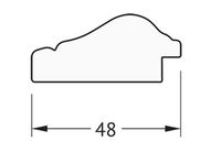 Зеркало Evoform Definite 49х39 BY 1343 в багетной раме - Алебастр 48 мм — фото 5, Мебель для ванной