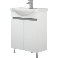 Товар: Тумба под раковину Corozo Джуно 55 SD-00001546 Белая - фото 2 Тумба под раковину Corozo Джуно 55 SD-00001546 Белая — фото 2, Мебель для ванной