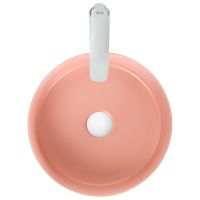 Раковина-чаша WeltWasser Elbach 3134 MP 35 10000004515 Розовая матовая — фото 2, Раковины накладные