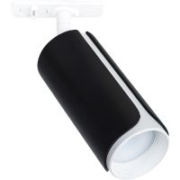 Трековый светильник Artelamp Pino A7375PL-1BK Белый Черный — фото 1, Трековые светильники