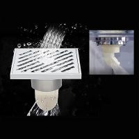 Душевой трап Gappo G81050 с решеткой Хром — фото 5, Трапы для душа