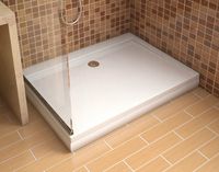 Душевой поддон из искусственного камня Эстет Каппа 100х80 ФР-00000961 Белый — фото 3, Душевые поддоны из искусственного камня