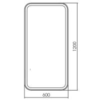 Зеркало Silver Mirrors Мальта 60 LED-00002936 с подсветкой с бесконтактным выключателем — фото 20, Зеркала в ванную комнату