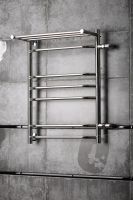Водяной полотенцесушитель Тругор Браво 3 П ПМ R 80x40 с полкой Хром — фото 2, Водяные полотенцесушители
