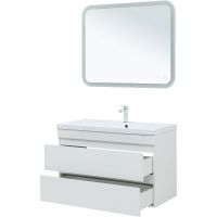 Товар: Тумба под раковину Aquanet Нота New 100 335420 подвесная Белый глянец - фото 9 Тумба под раковину Aquanet Нота New 100 335420 подвесная Белый глянец — фото 9, Мебель для ванной