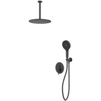 Душевая система Whitecross Y black YSET12TOPBL Черная матовая — фото 1, Душевое оборудование. Душевая программа