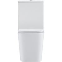 Товар: Унитаз компакт Black&White Universe 7703W с бачком и сиденьем Микролифт - фото 2 Унитаз компакт Black&White Universe 7703W с бачком и сиденьем Микролифт — фото 2, Унитазы