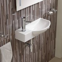 Раковина WeltWasser Aisbach 7945 GL-WT L 45 10000008690 Белая глянцевая — фото 3, Мини-раковины