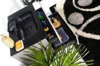 Тумба под раковину Boheme Armadi Art Vallessi 100 837-100-C mat подвесная Кашемир матовый — фото 12, Мебель для ванной