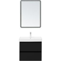 Товар: Тумба под раковину Aquanet Вега 2.0 60 337953 подвесная Черная матовая - фото 7 Тумба под раковину Aquanet Вега 2.0 60 337953 подвесная Черная матовая — фото 7, Тумбы под раковину