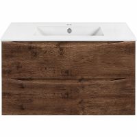 Тумба под раковину Vincea Mia 90 VMC-2MC900RW подвесная R.Wood — фото 1, Тумбы под раковину