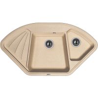 Кухонная мойка Florentina Капри-1060 20.185.J1060.107 Песочная — фото 1, Кухонные мойки