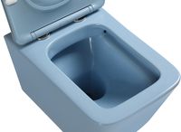 Товар: Унитаз SantiLine SL-5007BL подвесной Голубой матовый с сиденьем Микролифт - фото 4 Унитаз SantiLine SL-5007BL подвесной Голубой матовый с сиденьем Микролифт — фото 4, Подвесные унитазы