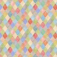 Обои детские Alessandro Allori Dolce Vita 2406-5 Винил на флизелине (1.06*10,05) Разноцветный, Ромб — фото 1, Обои для стен