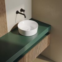 Раковина-чаша Berges Mascon 40 181005 Белая глянцевая — фото 3, Раковины накладные