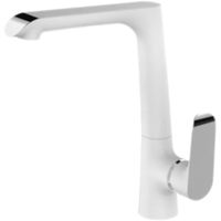 Смеситель для кухни WeltWasser Bonn 306 WT 10000002007 Белый Хром — фото 1, Смесители для кухни