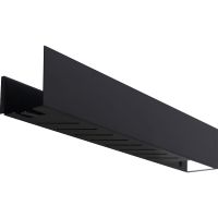 Металлическая полка Aquanet Магнум 70 302221 Черная матовая — фото 2, Полки для ванной и душа