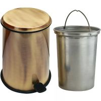 Товар: Ведро для мусора Migliore Complementi 21957 Бронза - фото 2 Ведро для мусора Migliore Complementi 21957 Бронза — фото 2, Мусорные ведра