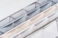 Обои Артекс Selena 10817-03 Винил на флизелине (1,06*10,05) Серый, Геометрия — фото 8, Обои для стен