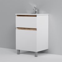 Товар: Тумба под раковину AM.PM X-Joy 55 M85AFSX0552WG Белый глянец - фото 4 Тумба под раковину AM.PM X-Joy 55 M85AFSX0552WG Белый глянец — фото 4, Мебель для ванной