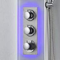 Душевая панель beWash BV3TMSP7233 с гидромассажем Белая — фото 3, Душевое оборудование. Душевая программа