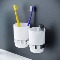 Товар: Стакан для зубных щеток AM.PM Sense L A74343400 Хром - фото 6 Стакан для зубных щеток AM.PM Sense L A74343400 Хром — фото 6, Мыльницы