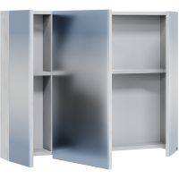 Товар: Зеркальный шкаф СанТа Марс 80 700416 Светлое дерево - фото 2 Зеркальный шкаф СанТа Марс 80 700416 Светлое дерево — фото 2, Зеркальные шкафы в ванную