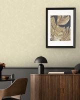 Обои Solo Гавайи SL8929-15 Винил на флизелине (1,06*10) Бежевый, Штукатурка — фото 2, Обои для стен