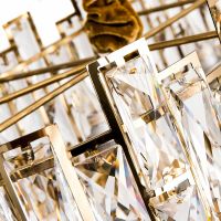 Товар: Люстра Divinare Medea 1684/01 SP-10 Прозрачная Золото - фото 3 Люстра Divinare Medea 1684/01 SP-10 Прозрачная Золото — фото 3, Люстры