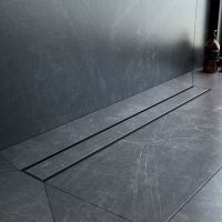 Душевой лоток AM.PM PrimeFlow 80 W02SC-U11-080-04BM с Черной матовой решеткой / под плитку Tile — фото 13, Душевые лотки