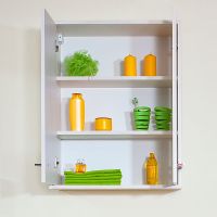 Подвесной шкаф Бриклаер Чили 62 4627125415036 Светлая лиственница — фото 4, Мебель для ванной