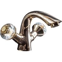 Смеситель для раковины Boheme Flora 291-FL Золото — фото 1, Смесители