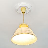 Розетка потолочная Европласт 1.56.032 320x38x320 мм — фото 2, Колонны