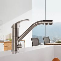 Смеситель для кухни Frap H21-5 F4321-5 Сатин — фото 4, Смесители для кухни