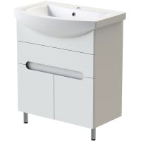 Товар: Тумба с раковиной Orange Topline-Rio 70 TR70-03E+RA Белый глянец - фото 5 Тумба с раковиной Orange Topline-Rio 70 TR70-03E+RA Белый глянец — фото 5, Мебель для ванной