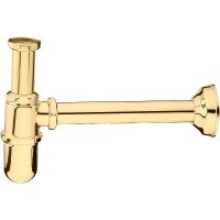 Сифон для раковины Webert AC0021010 Золото — фото 1, Сифоны для раковины