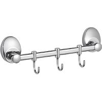 Вешалка для полотенец Haiba HB1615-3 Хром — фото 1, Крючки для полотенец